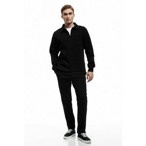 Pantaloni slim fit - Negru imagine