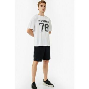 Tricou lejer cu imprimeu - Alb imagine