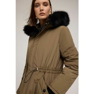 Jacheta reversibila cu gluga - Maro camel imagine