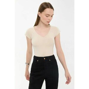 Tricou dama basic - Bej Natural imagine