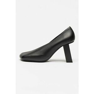 Pantofi din piele cu varf ascutit Elodie - Negru imagine