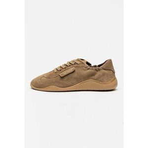 Pantofi sport din piele intoarsa cu logo Sense - Maro taupe imagine