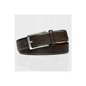Cureaua Barbati - RR0133R46 29 - Model Clasic - Catarama Din Metal - Reglabil - Reutilizabile - Pentru Pantaloni - Blugi - Rezistenta La Uzura Si Rezistenta La Zgarieturi - 100% Piele Naturala - 105 Cm - Maro imagine