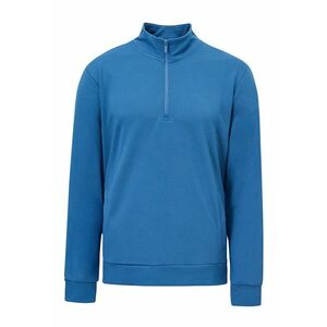Bluza de trening cu fenta cu fermoar - Albastru inchis imagine