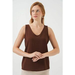 Bluza dama - HiCCUP - Pull-On - maro textil - Maro imagine