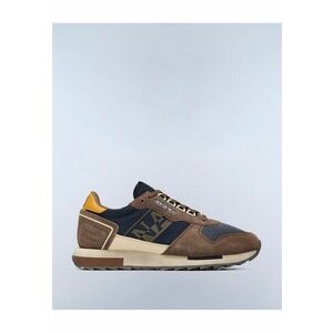 Pantofi sport cu insertii din piele intoarsa Virtus - Maro/Bleumarin imagine