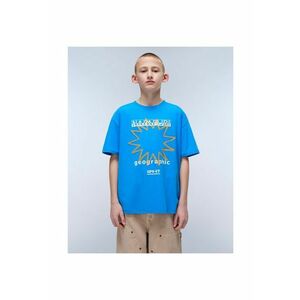 Tricou din bumbac Sella - Albastru imagine