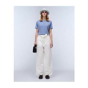 Pantaloni din amestec de in - cu croiala ampla - imagine