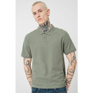 Tricou din bumbac cu guler polo Palco - Verde pal imagine