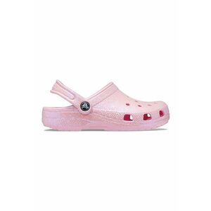 Saboti slingback cu aspect stralucitor - Roz pastel imagine