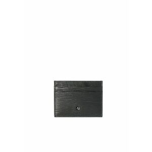 Portcart din piele cu aspect texturat Neron Pro - Negru imagine