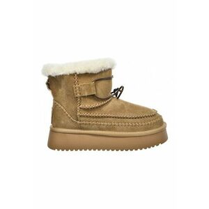 Ghete slip-on de piele intoarsa - Maro camel imagine