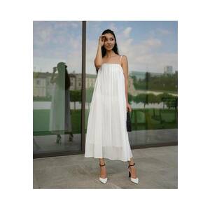 Rochie Alba Ondine - Alb imagine