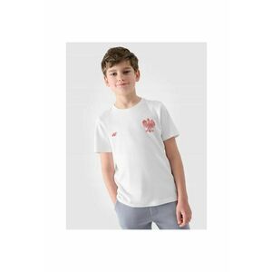 Tricou Copii Junior Suporter - Bumbac 100% - Regular Fit - Model Unisex - Imprimeu Vultur - Culoare Neutra - Ideal Sport/Casual imagine