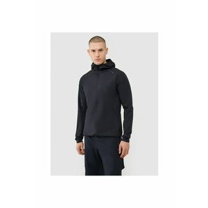 Hanorac sport barbati uscare rapida - gluga - negru - sintetic imagine