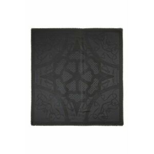 Esarfa cu logo Dita - Negru imagine