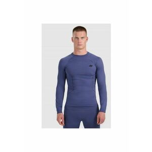 Bluza sport barbati - Poliester - termoactiva - bleumarin - fara cusaturi - tehnologie 4FSkin - imagine