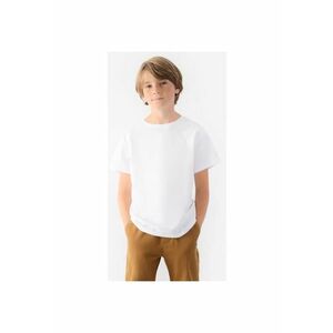 Tricou sport copii - bumbac - alb imagine