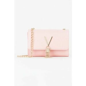 Geanta crossbody cu bareta din lant Divina - Roz pastel imagine