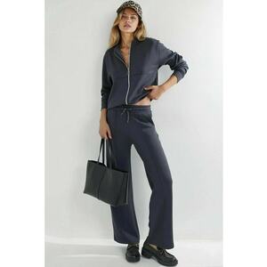 Trening lifestyle dama - gri - elastan - poliester si viscoza imagine