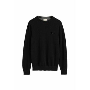 Bluza de trening din bumbac cu decolteu la baza gatului - Negru imagine