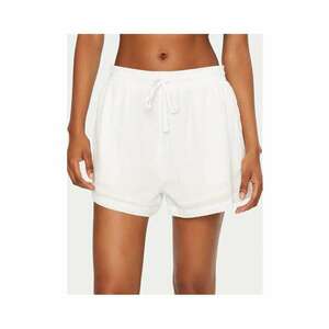 Pantaloni scurti dama - 304990465 - Bumbac - Alb - Alb imagine