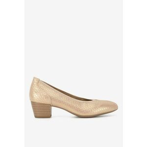 Pantofi dama 5905588565451 - Piele naturala - Bej - Bej imagine