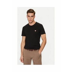 Tricou din amestec de bumbac si decolteu rotund - imagine