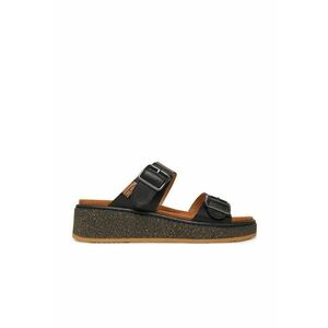 Slapi dama - W9D-1505 - Piele naturala - Negru - Negru imagine
