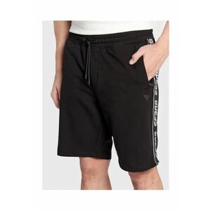 Pantaloni scurti cu snur in talie si logo imagine