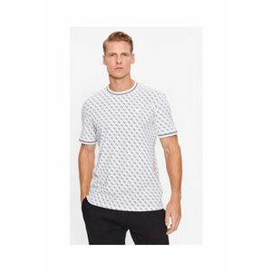 Tricou slim fit cu monograma imagine