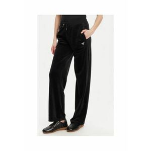 Pantaloni uni cu banda si snur in talie imagine