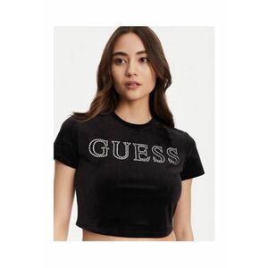 Tricou crop uni cu text imagine