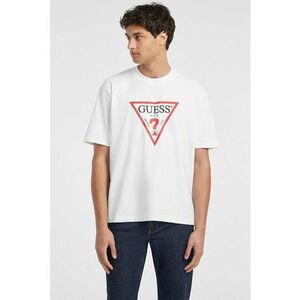 Tricou supradimensionat din bumbac organic Iconic - Rosu/Alb/Negru imagine