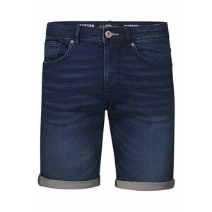 Blugi scurti barbati - bumbac/bumbac organic/elastan - Bleumarin imagine