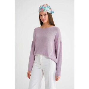 Pulover dama - oversize - lila - tricot - imagine