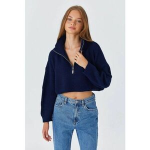 Pulover dama - Bleumarin - Tricot - imagine