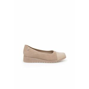Balerini dama - 590559 - Piele naturala - Bej - imagine