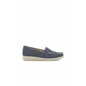 Mocasini dama - 590559 - Piele ecologica - Bleumarin - imagine