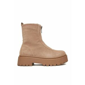 Botine dama 13123-13 - Piele naturala - Bej imagine