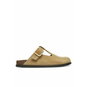 Papuci dama - EMERY-199 - piele naturala - bej imagine