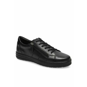 Tenisi dama - piele naturala - negru - imagine