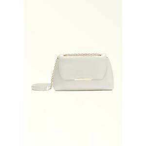 Geanta crossbody din piele Nadia - Alb murdar imagine