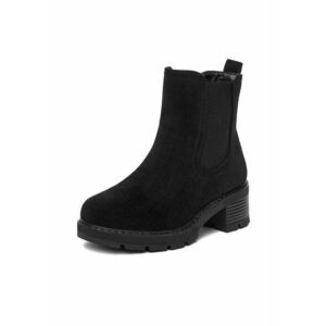 Botine dama V2222-1 - Textil - Negru imagine