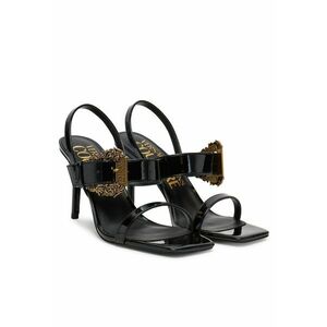 Sandale dama - piele ecologica - negru - imagine