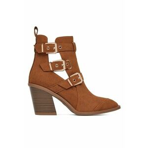 Botine dama - LE601-165 - maro - textil imagine