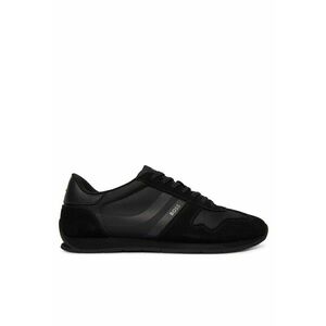 Tenisi barbati model Levon - negru - textil - Negru imagine