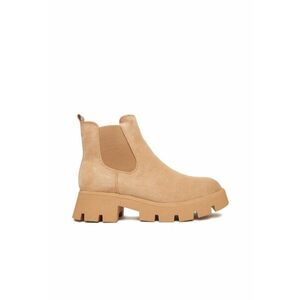 Botine dama Y8141-3 - Textil - Bej imagine