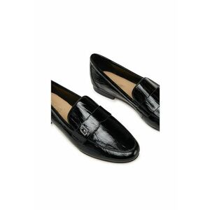 Mocasini dama piele naturala - negru - model Emel 05 - imagine