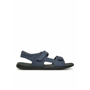 Sandale barbati CANTO-01 - piele naturala - bleumarin imagine